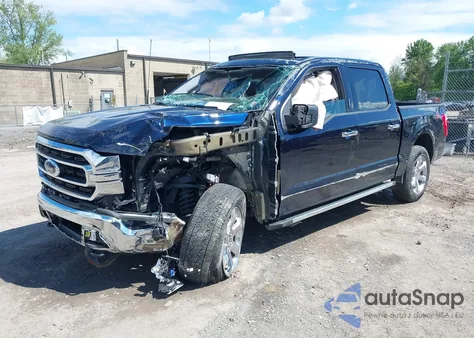 2022 Ford F150 Supercrew из США, поврежденный, VIN 1FTFW1E59NFB82353